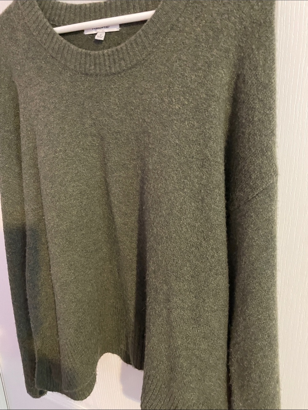 Madewell Olive Green Crewneck Sweater